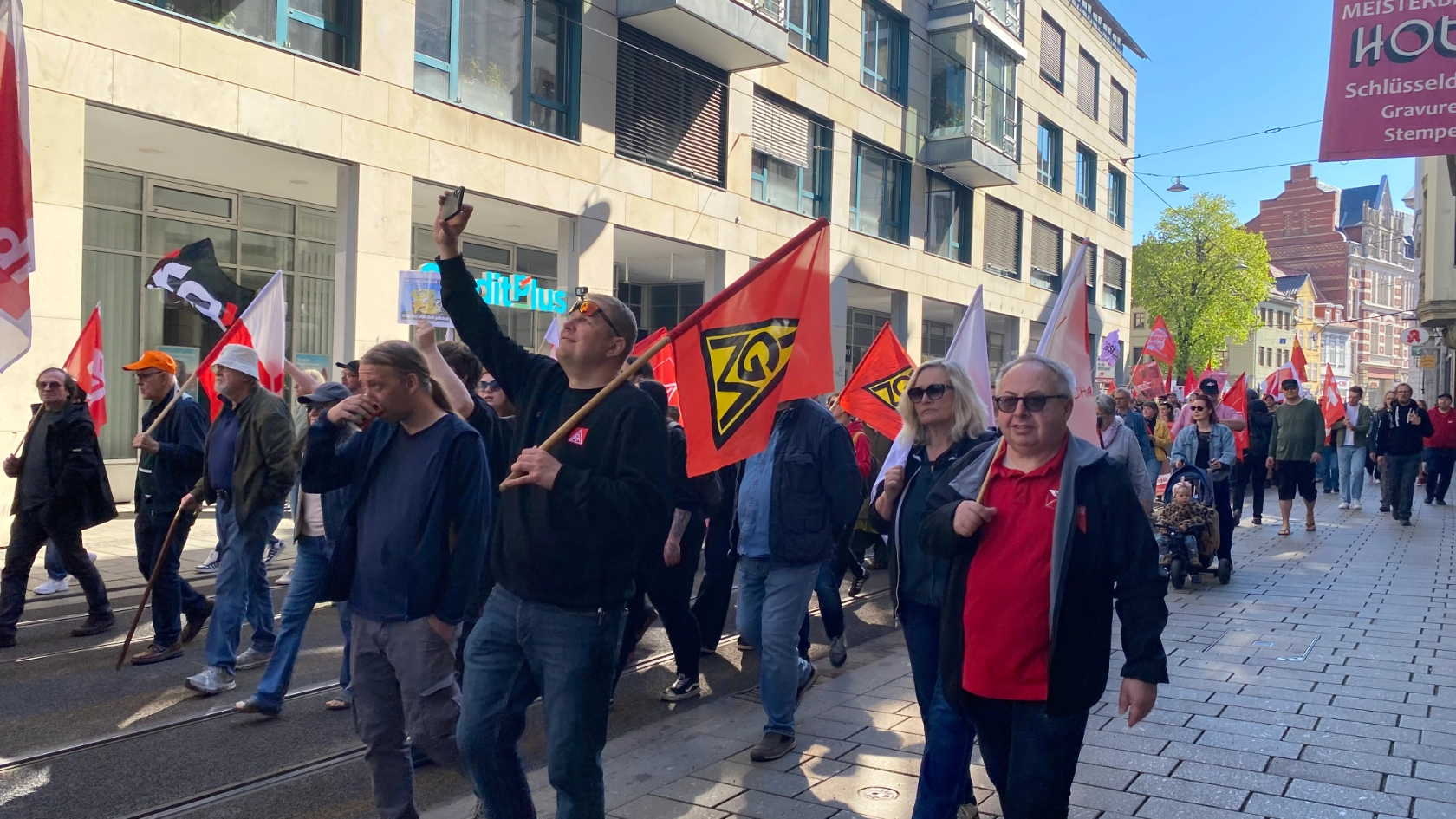 Der erste Mai 2026 in Erfurt
