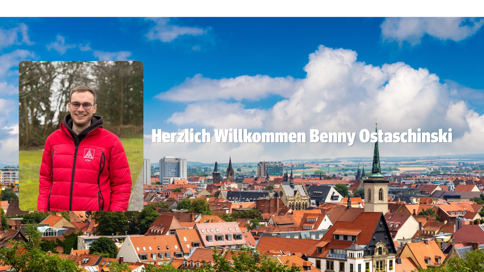 Herzlich Willkommen Benny
