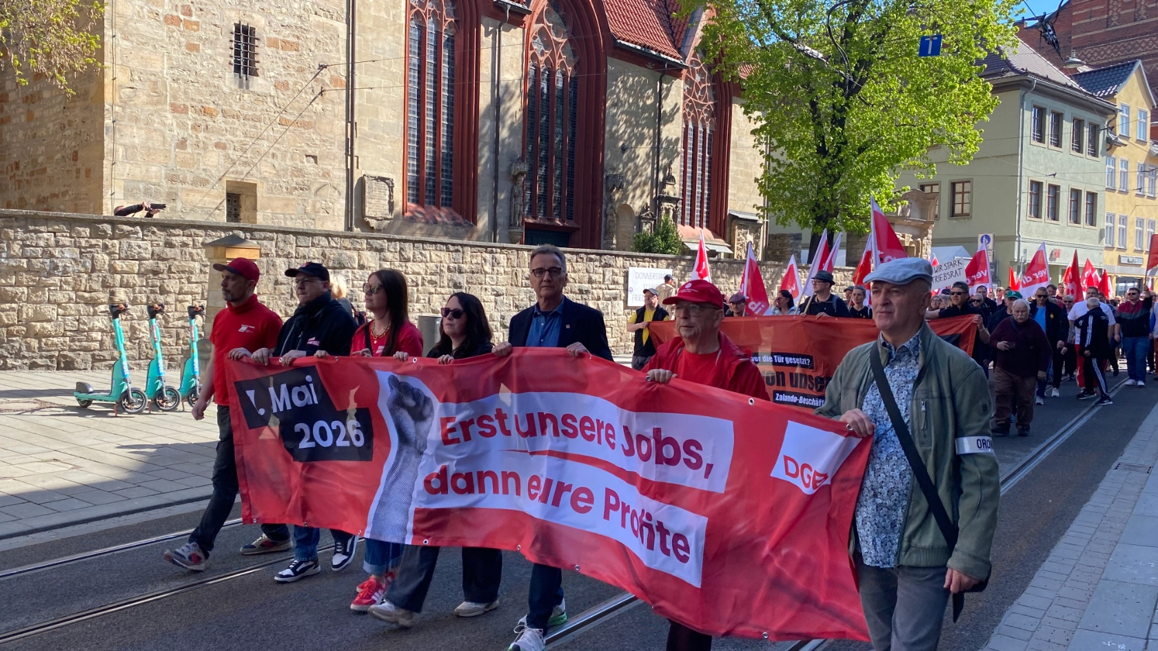Der erste Mai 2026 in Erfurt