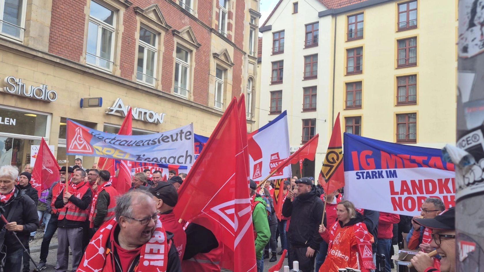 Tarifbewegung in Erfurt