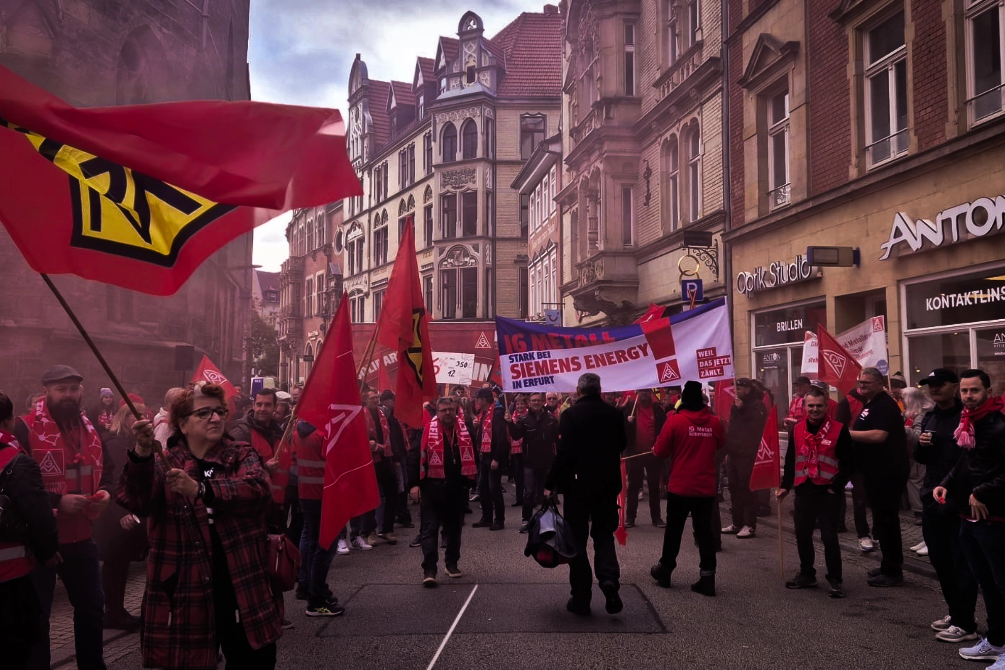 Tarifbewegung in Erfurt