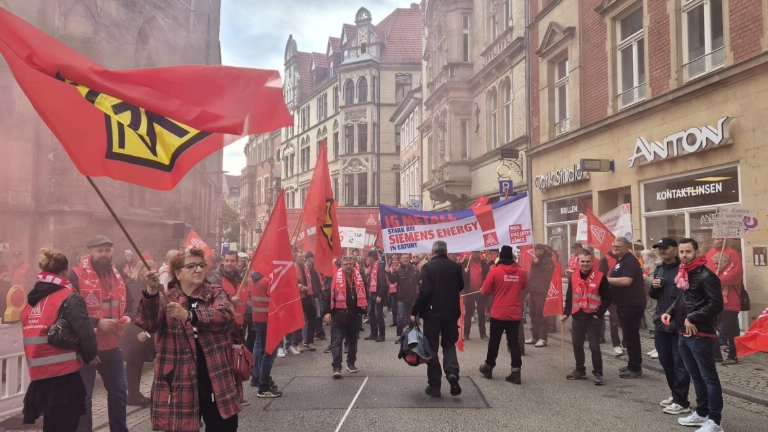 Tarifbewegung in Erfurt