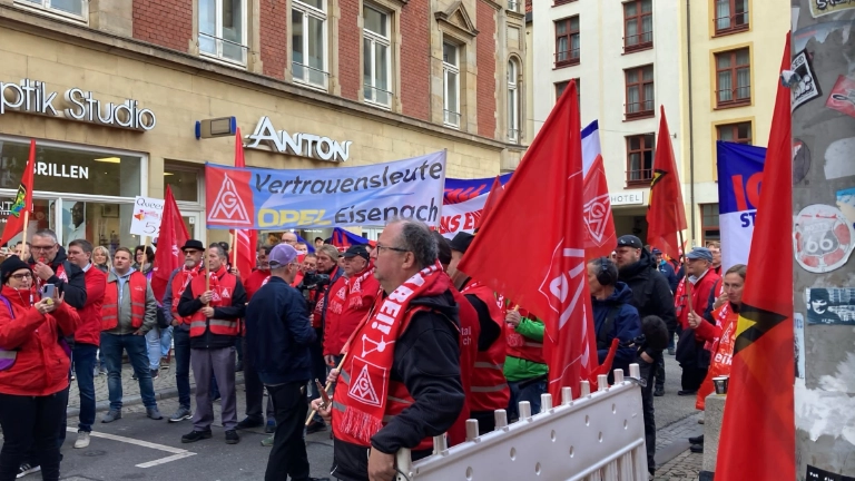 Tarifbewegung in Erfurt