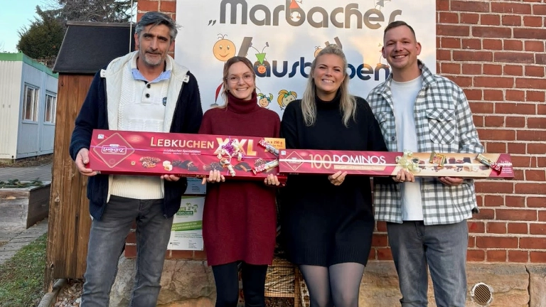 Ralf Knoblauch, Stephanie Hagenbring, Lisa und Carlo Fuhrmann.