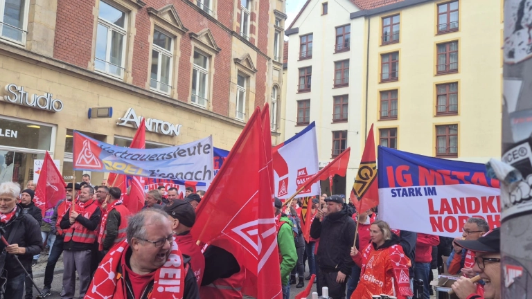 Tarifbewegung in Erfurt